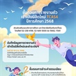 การรายงานตัวเข้าเป็นนิสิตใหม่ TCAS4 ปีการศึกษา 2568